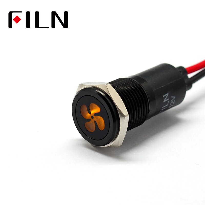FILN 14mm ڵ    ȣ led    Ķ  12v led   ǥ  20cm ̺